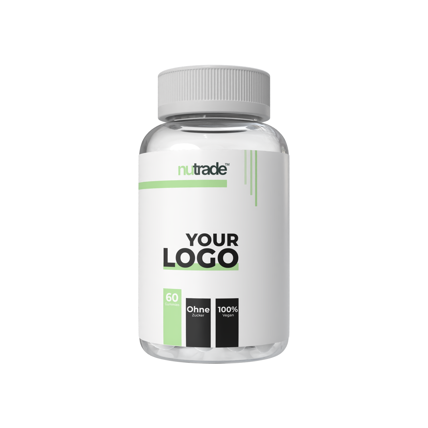 Supplement-Flaschen - Nutrade Private Label Gummy Packaging